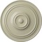 Ekena Millwork Classic Ceiling Medallion (For Canopies up to 5 1/2"), Hnd-Painted Clear Yellow, 21 7/8"OD x 2 3/8"P CM22CLCYF - alternate 1